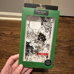 Kate Spade Black and White iPhone 14 Pro Max Protective Case